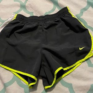 Dark dark green Nike shorts
